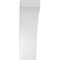 Ekena Millwork 5 1/2-in. W x 10-in. D x 18-in. H Thorton Architectural Grade PVC Knee Brace BRCP055X10X18THR - alternate 6